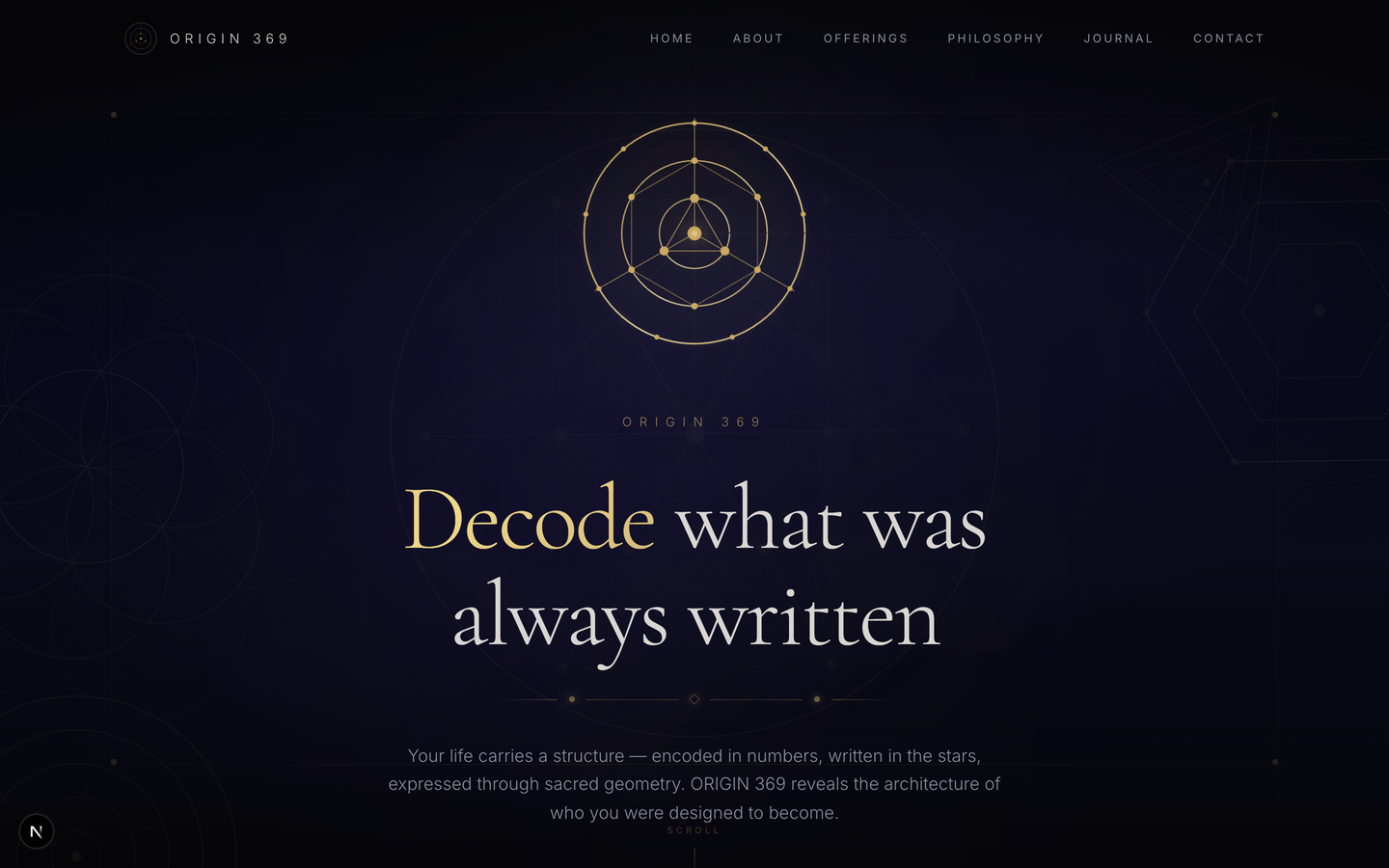 Origin 369 — Cosmic Intelligence Platform